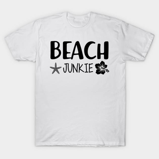 Beach Junkie T-Shirt by KC Happy Shop